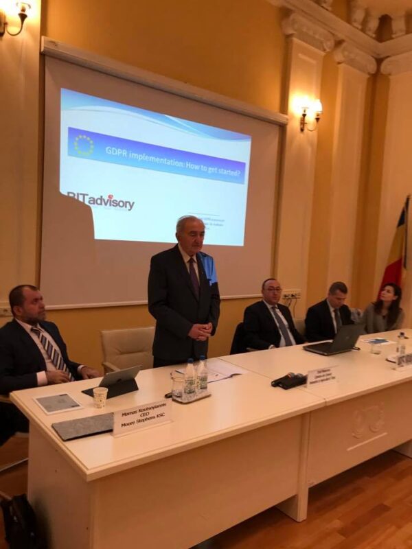 Counting Down to GDPR- Moore Stephens KSC and BRCC together arranged seminar in Timisoara